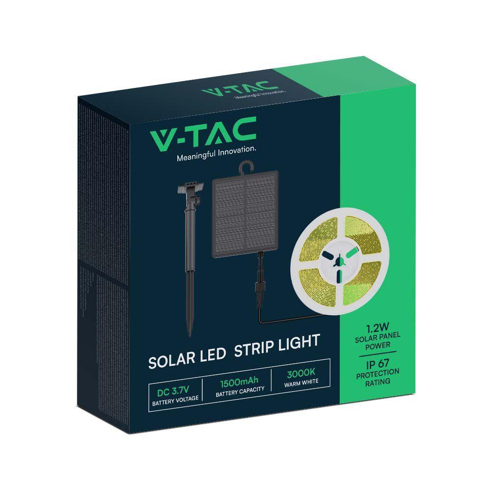 VT-2835 60 1.2W SOLAR PANEL STRIP KIT 3000K IP67