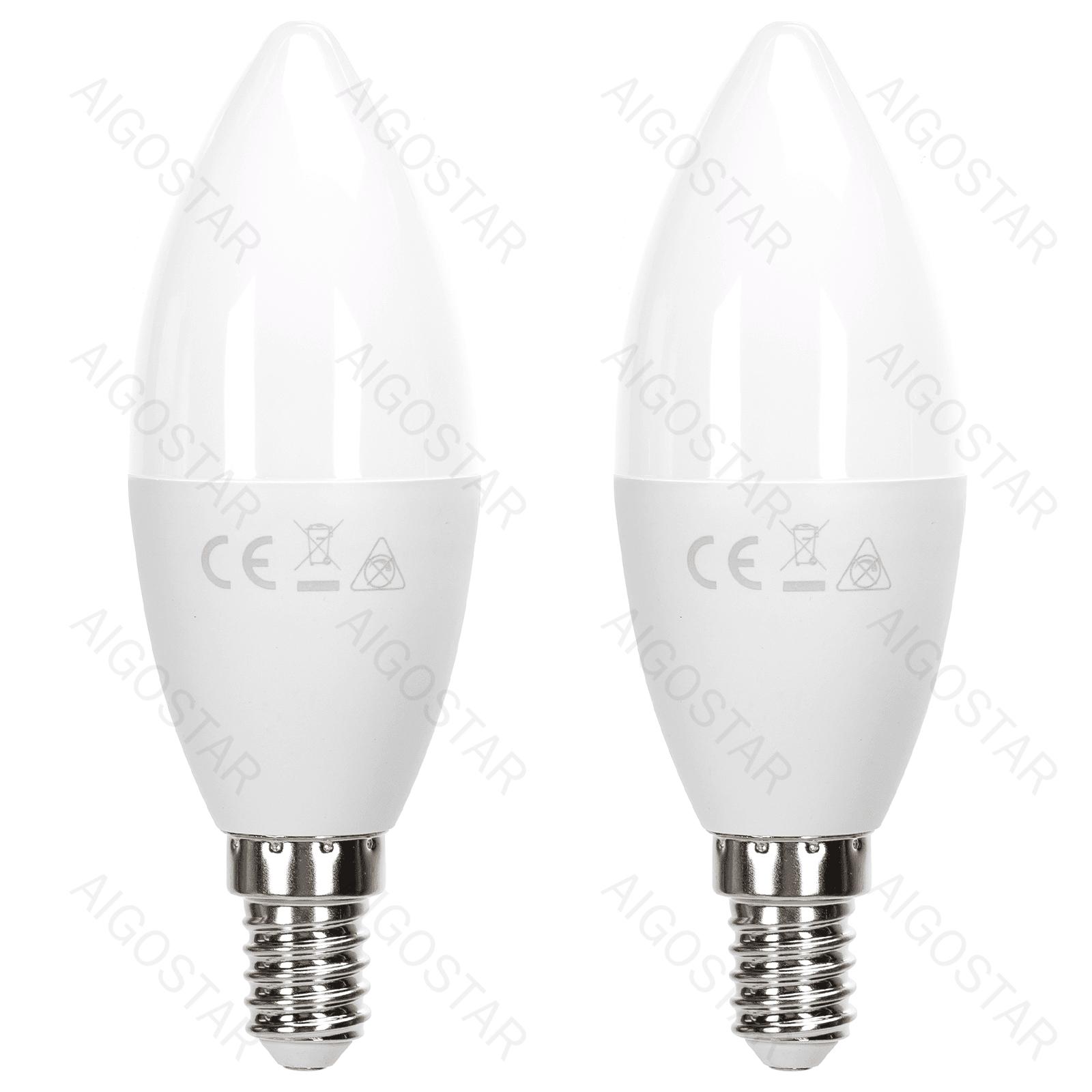 LED bulb C37 11W 4000K 1060lm E14 2pcs