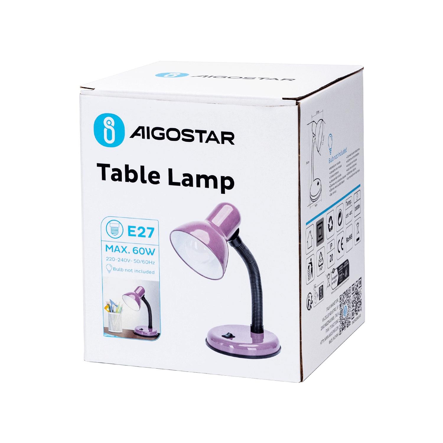 Metal Table Lamp E27/bulb excluded