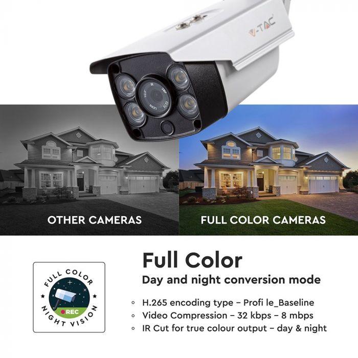 VT-5136 IP SECURITY CAMERA 1080P (INDOOR/OUTDOOR)-FULL COLOR-2.0MP-BULLET