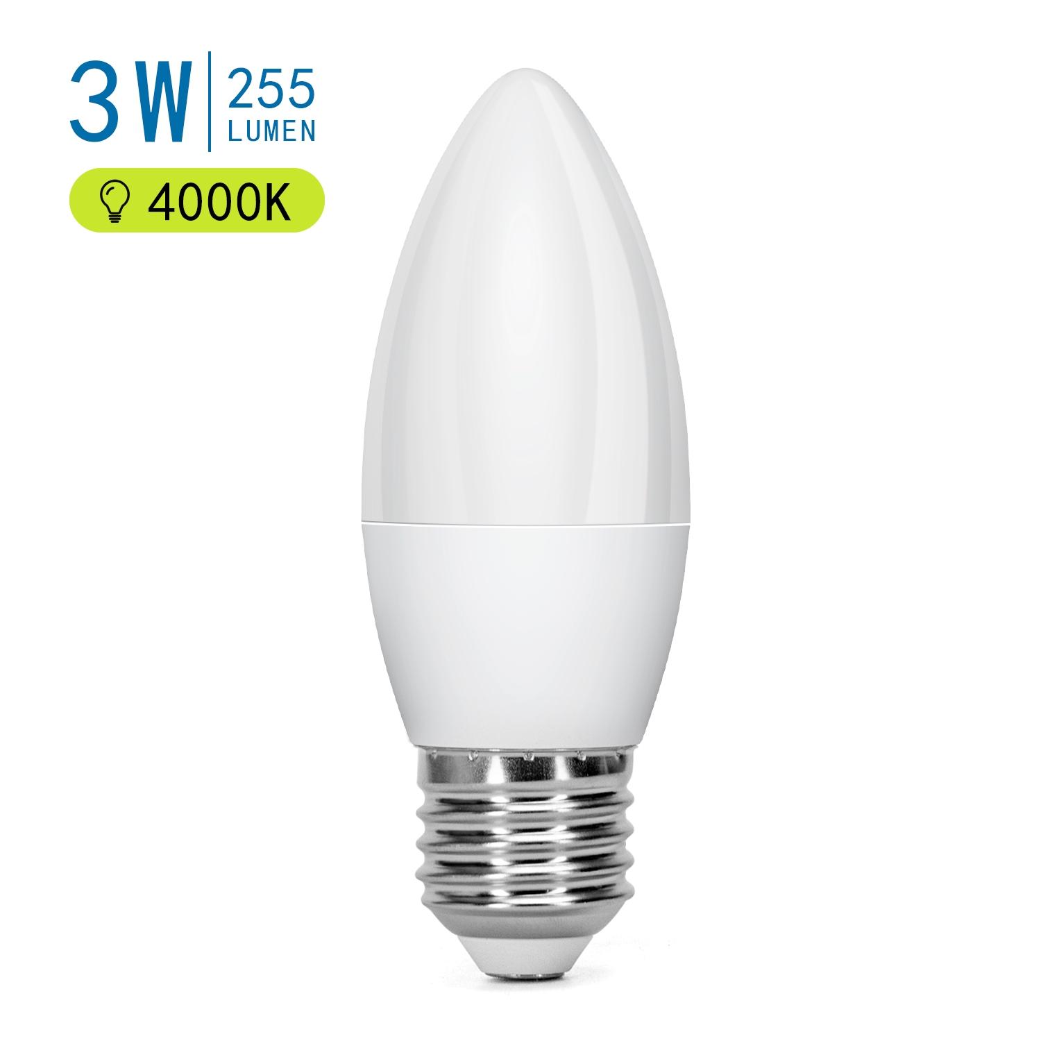 LED E27 3W C37