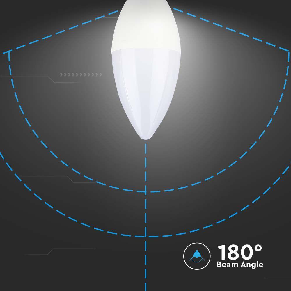 2.9W C35 Żarówka LED, Barwa:4000K, Trzonek:E14, VTAC, SKU 2985