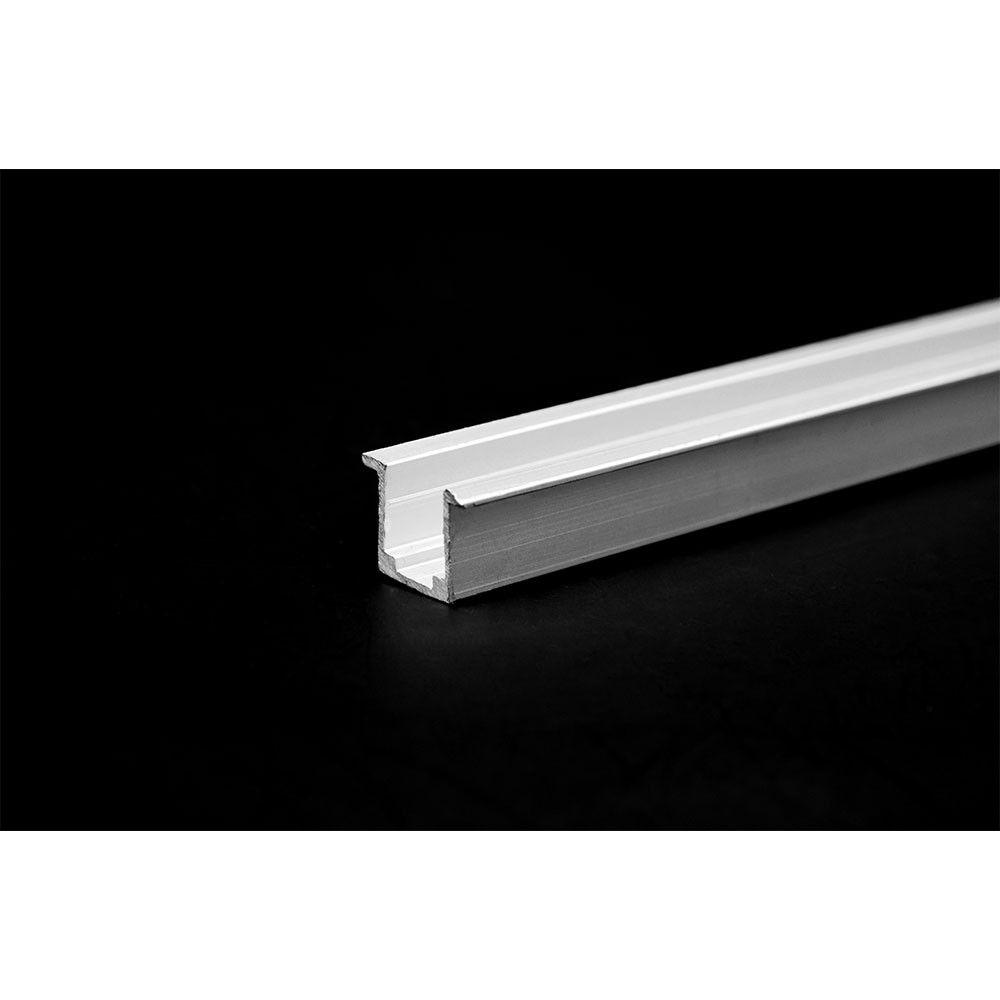 Profil Aluminiowy do paska NEON FLEX wpuszczany, 17.8x2000mm, Kolor: Aluminium, VTAC, SKU 2611