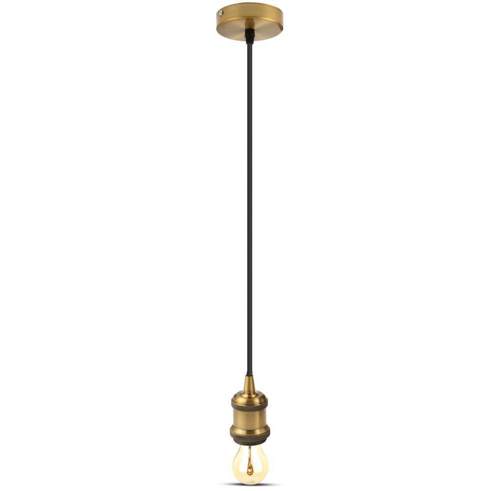 VT-7555 METAL PENDANT LIGHT-E27 HOLDER- BROWN BRONZE