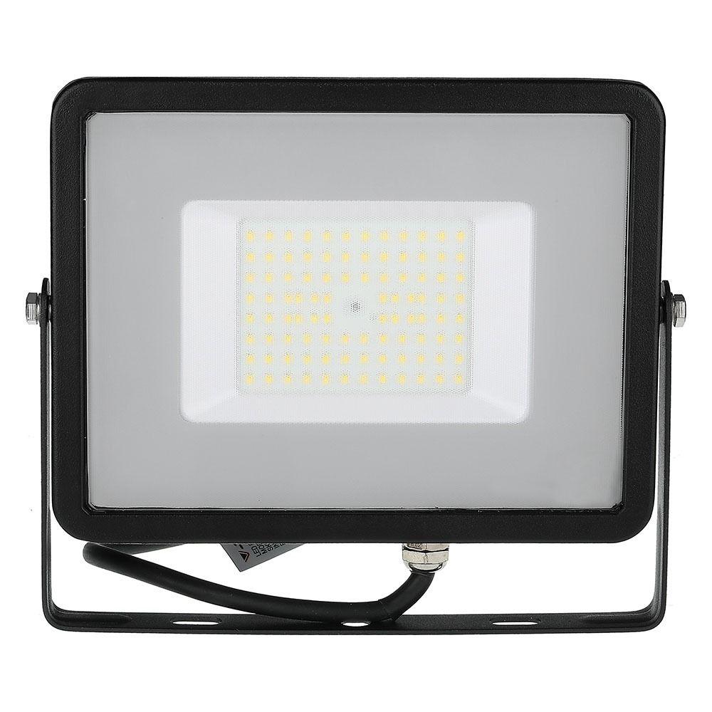 50W Naświetlacz LED SMD, Chip SAMSUNG, Barwa:4000K, Obudowa: Czarna , Wydajność: 120lm/w, VTAC, SKU 760