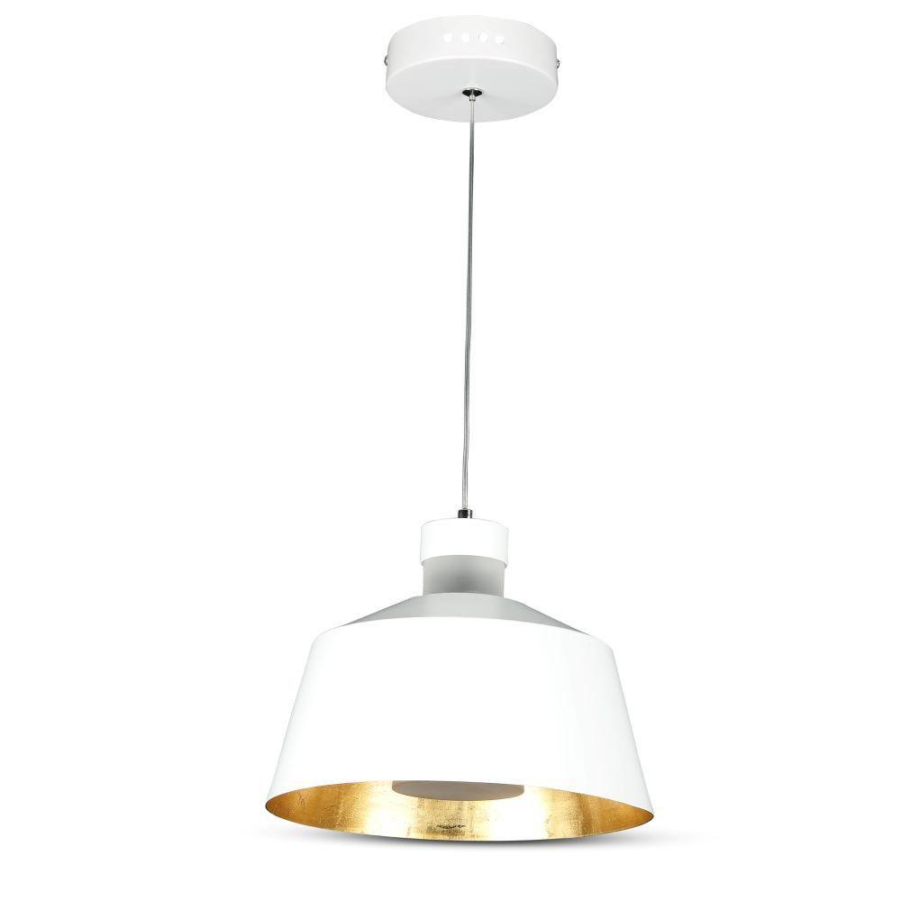 VT-7444 7W LED PENDANT LIGHT(ACRYLIC)-WHITE LAMPSHADE 4000K