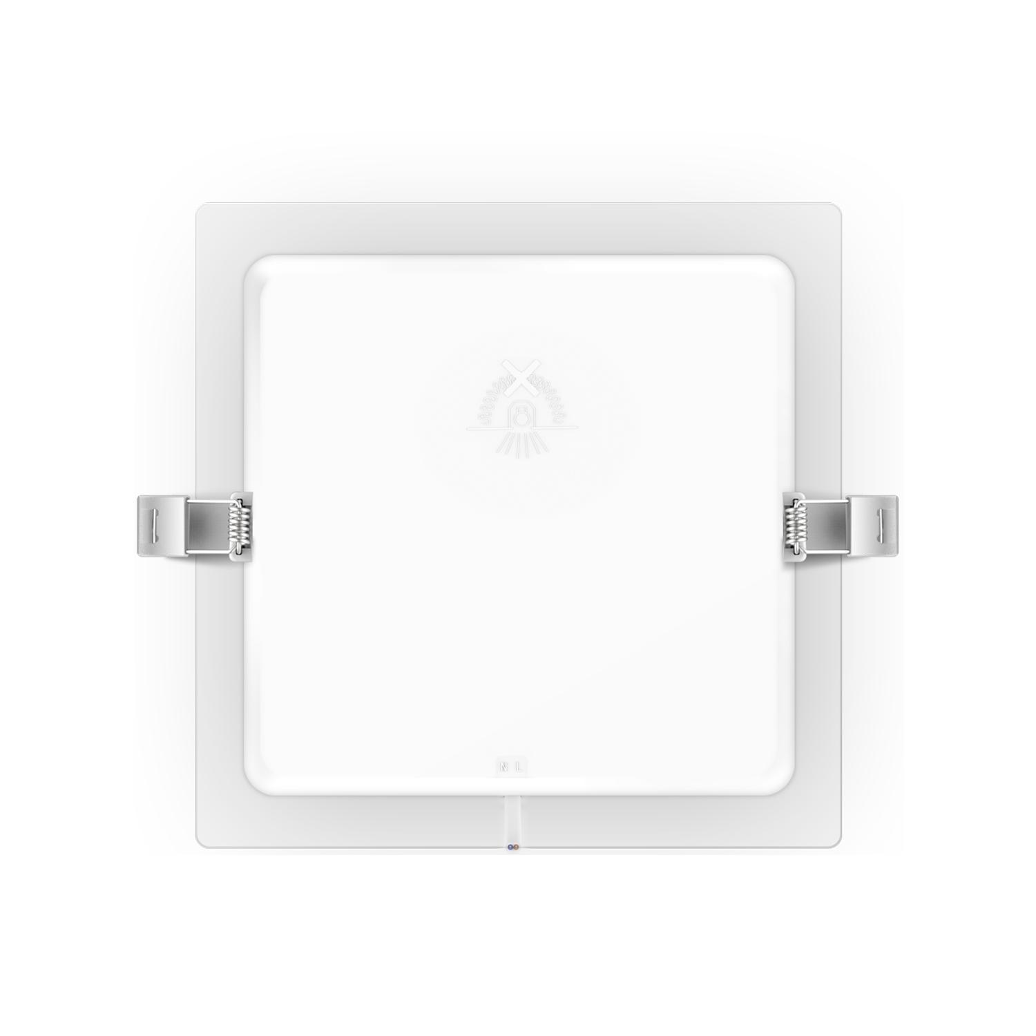 E6 LED  Flush-mounted Square Downlight 20W Yellow Light