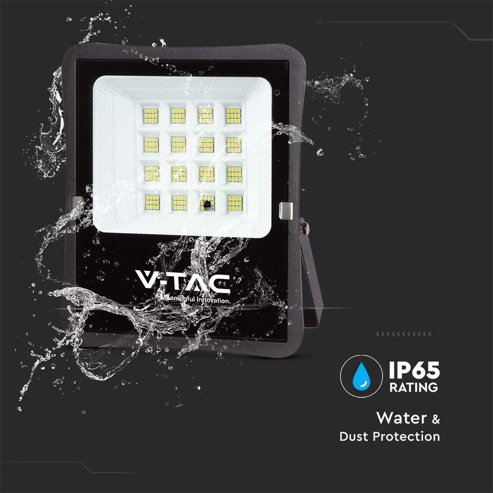 VT-55100 100W LED SOLAR FLOODLIGHT 6400K