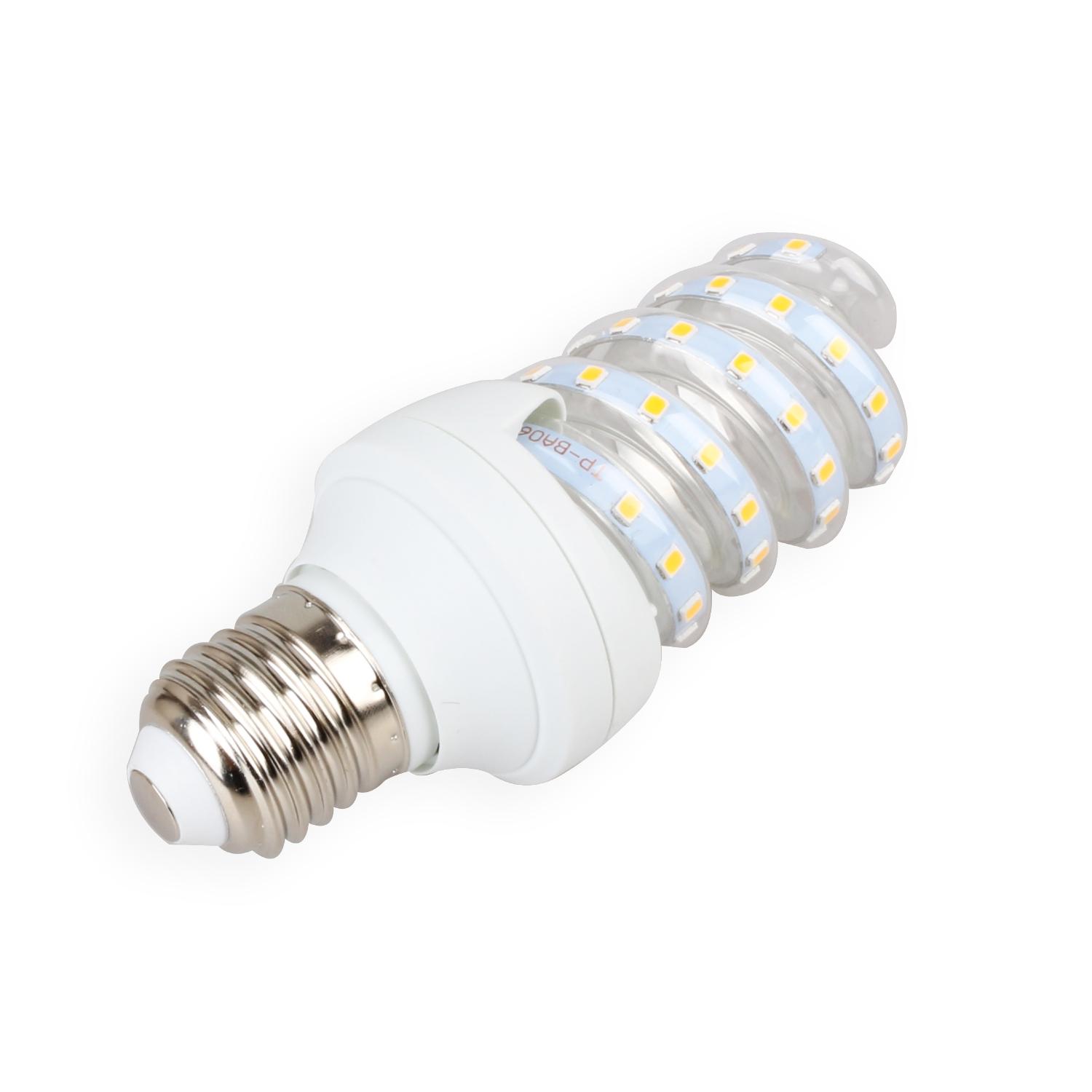 LED E27 4.9W Spiral tube