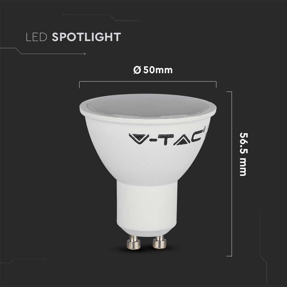 VT-1975 4.5W SMD SPOTLIGHT 6500K GU10 110'D