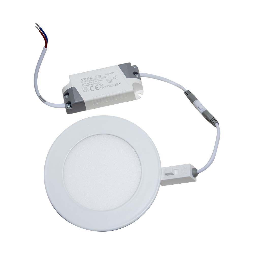 6W Panel LED , Barwa:3w1/ Okrągły, VTAC, SKU 6982