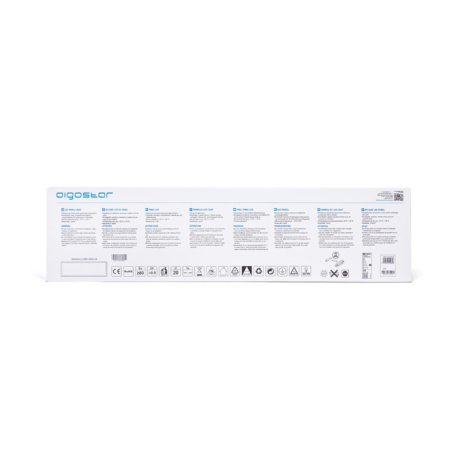 LED Back-lit Panel Light 50W