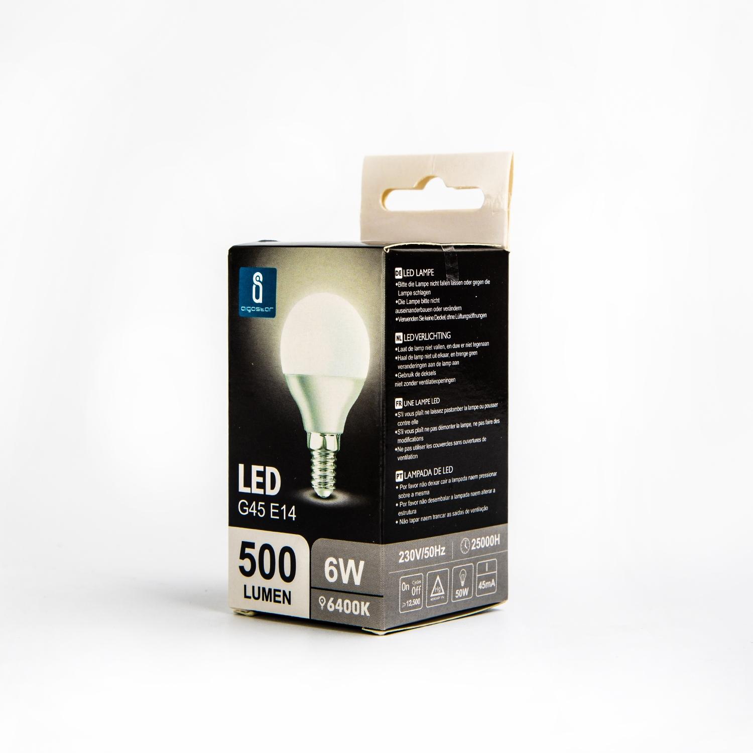 LED G45 E14 6W