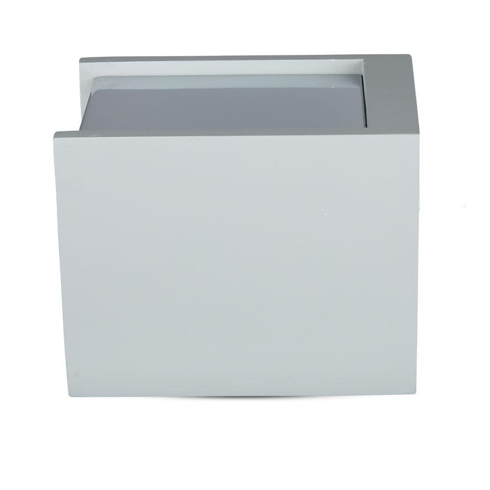 VT-860 GU10 GREY CONCRETE - METAL & GYPSUM SURFACE WITH CHROME BOTTOM (SQUARE)