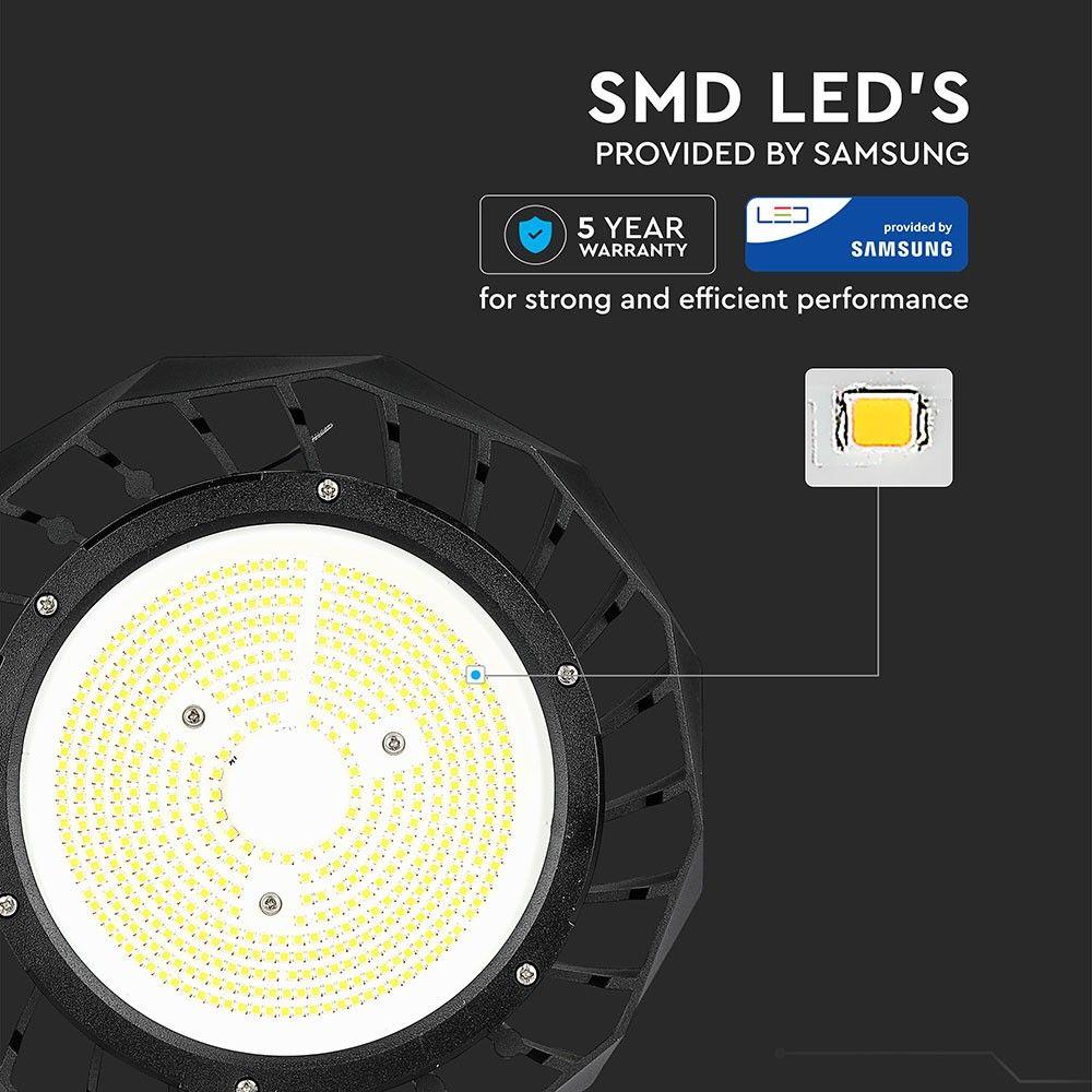 VT-9-113 100W LED HIGHBAY WITH SAMSUNG DRIVER 4000K BLACK BODY(160LM/W)