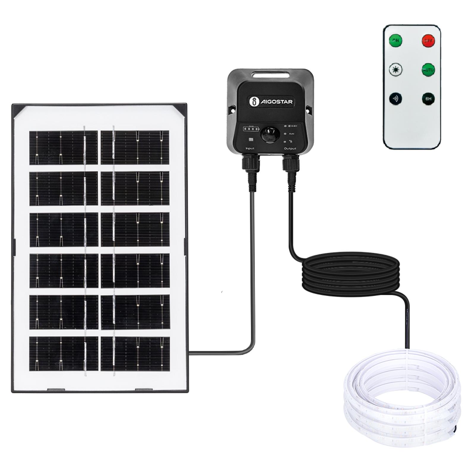 SOLAR LIGHT/SPLIT/with Batterie/STRIP LIGHT/5M+3M LINE/50W/2700K/5M STRIP LIGHT/PIR