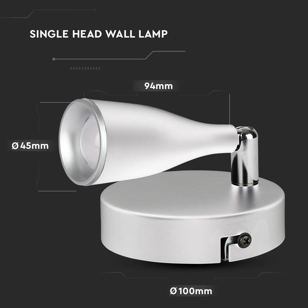 VT-805 4.5W LED WALL LIGHT(1 HEAD) 3000K WHITE