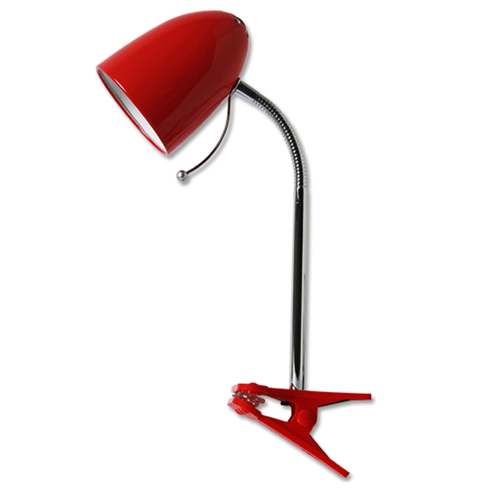 Clip Table Lamp (Without Light Source ) Red E27