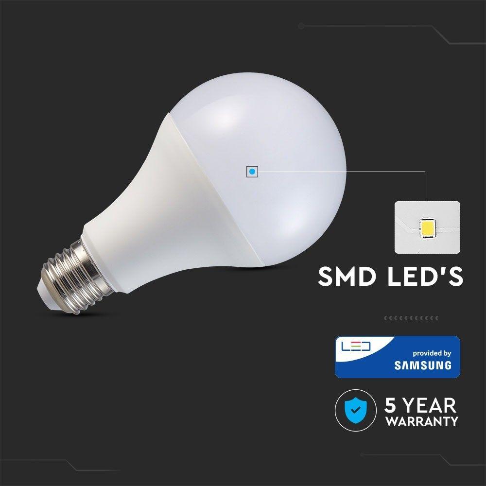 VT-233 20W A80 LED PLASTIC BULB SAMSUNG CHIP 3000K E27