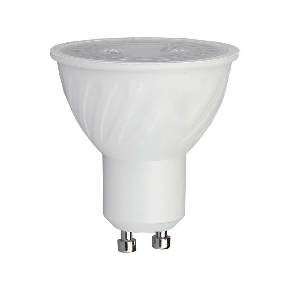 6W GU10 Żarówka LED, Chip SAMSUNG, Barwa:4000K, Kąt 38'D, Trzonek:GU10, VTAC, SKU 21190