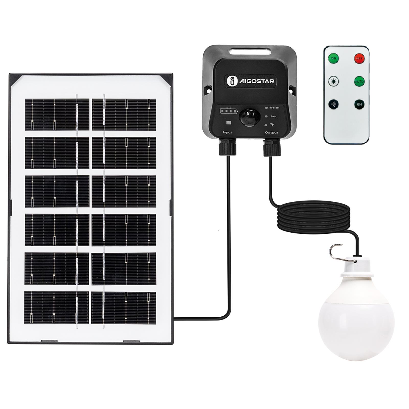 SOLAR LIGHT/SPLIT/with Batterie/G-bulb/5M+3M LINE/50W/6500K/PIR