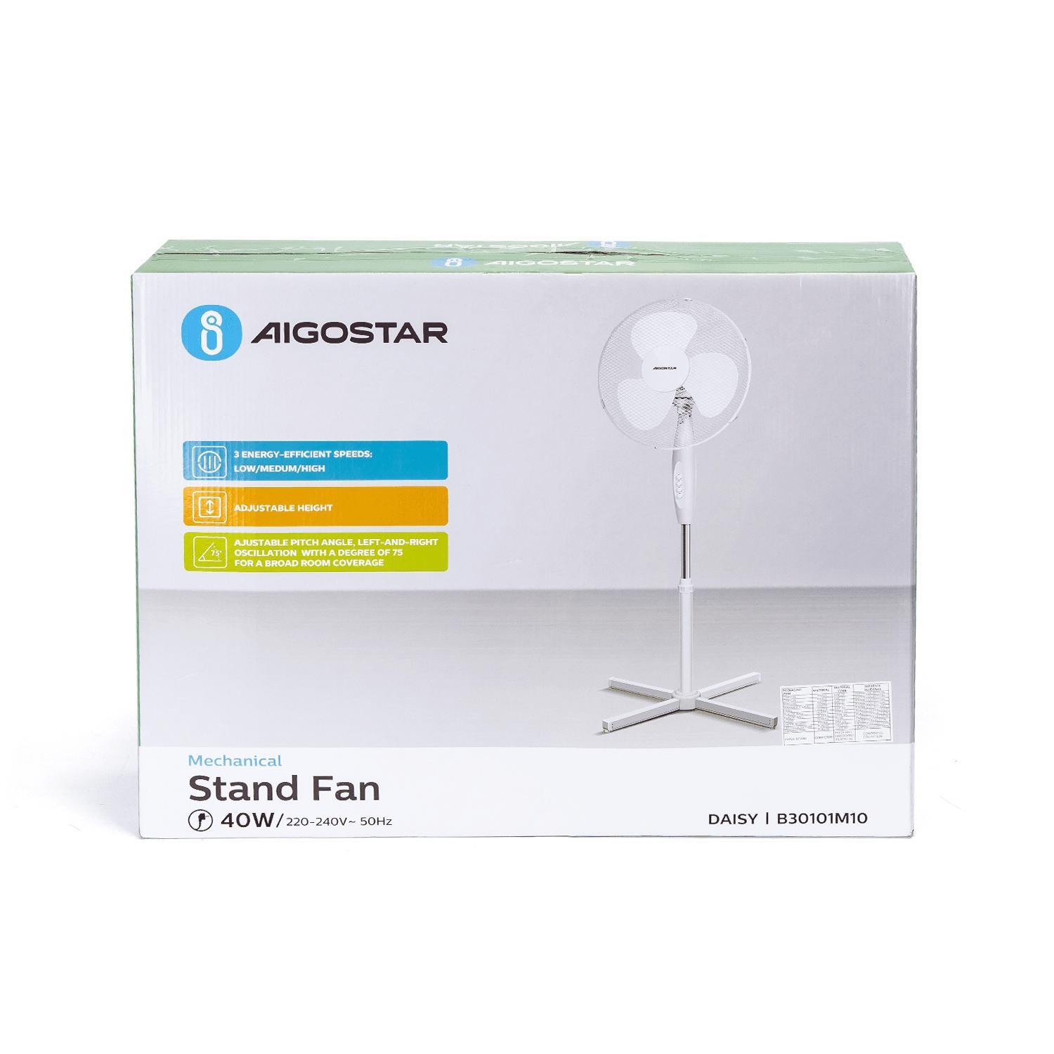 16-inch 3-blade mechanical stand fan (MOQ: 2)