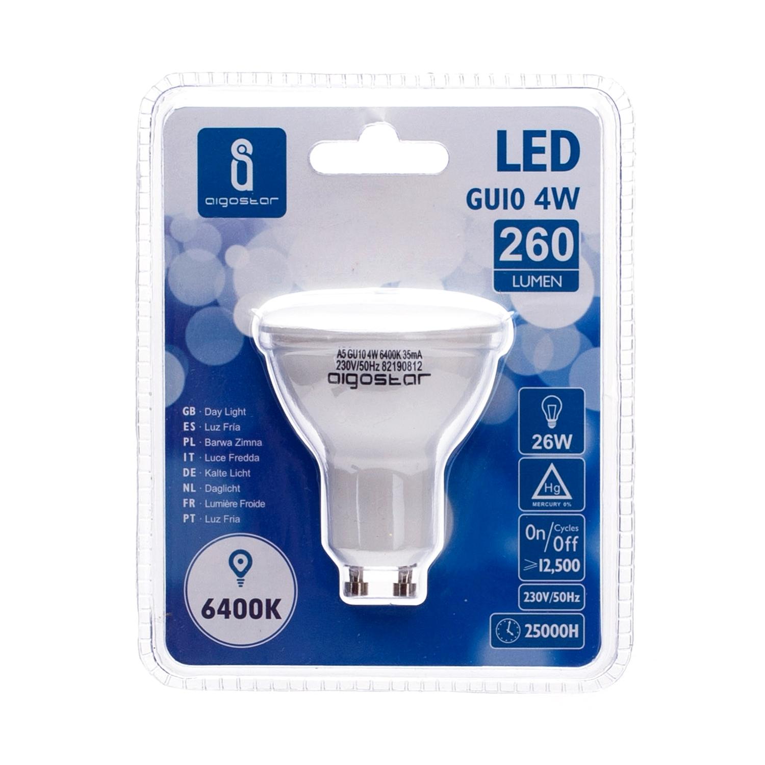 LED GU10 4W