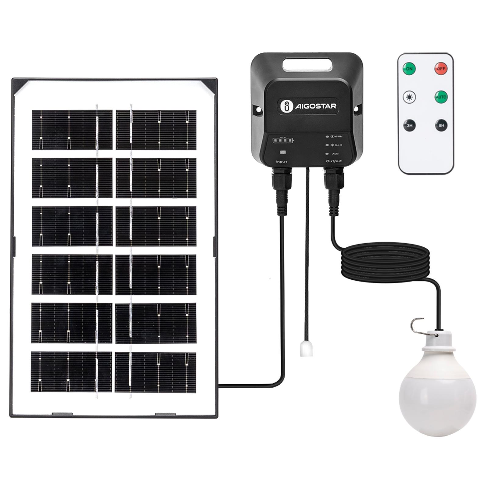 SOLAR LIGHT/SPLIT/with Batterie/G-bulb/5M+3M LINE/50W/6500K