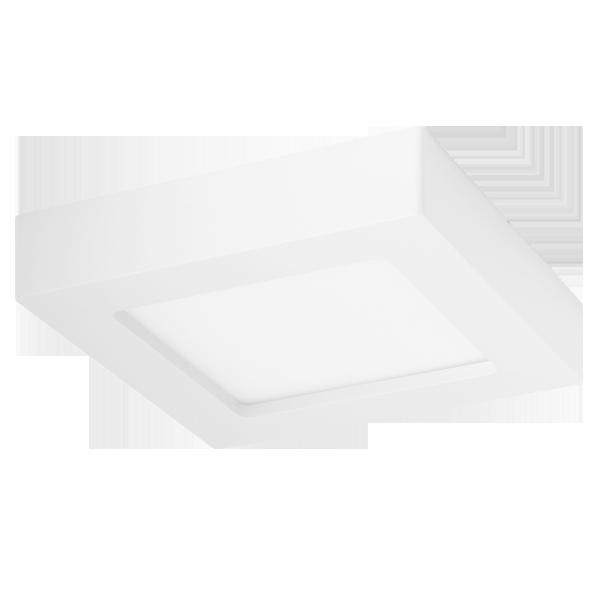 E6 LED  Surface-mounted Square Downlight 12W Yellow Light