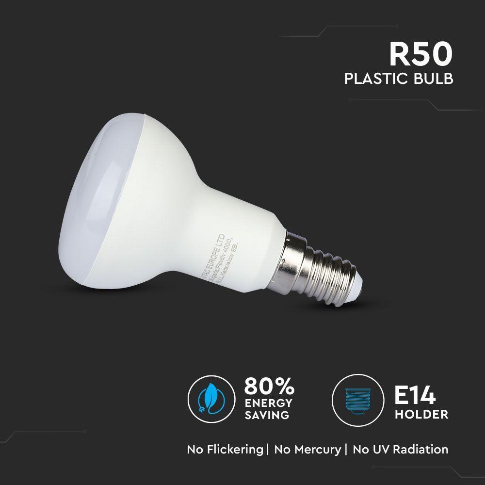 VT-250 6W R50 LED BULBS-SAMSUNG CHIP 4000K E14