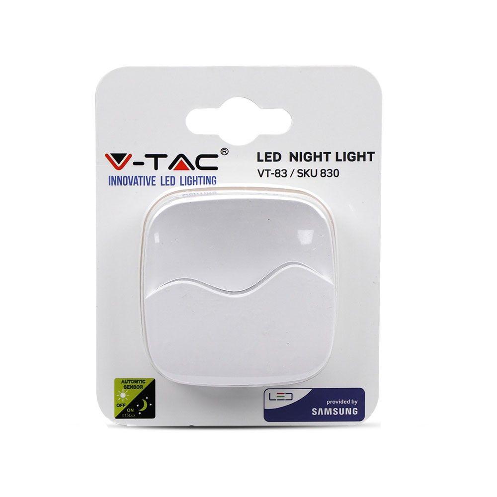 VT-83 0.45W LED NIGHT LIGHT(EU PLUG) SAMSUNG CHIP 4000K SQUARE