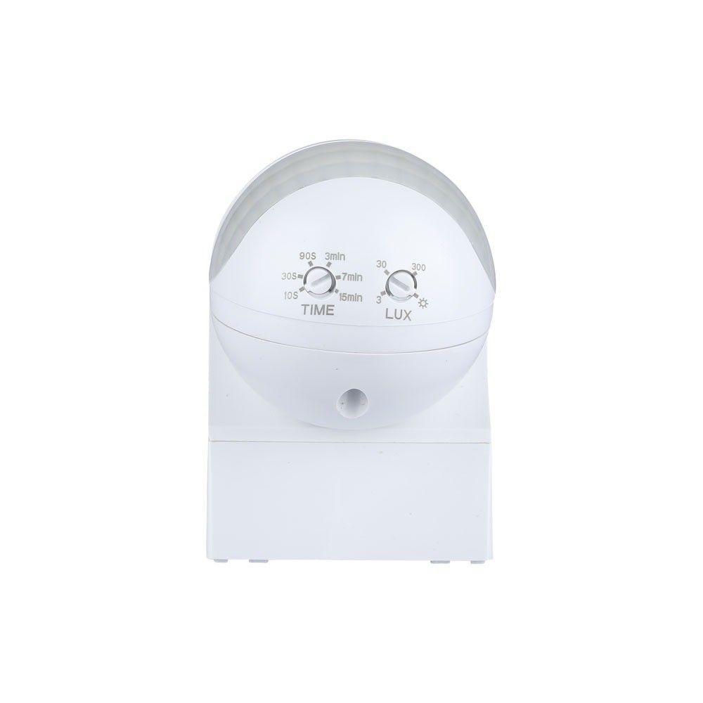 VT-8028 PIR WALL SENSOR WITH MOVING HEAD, IP44 (MAX:400W LED)