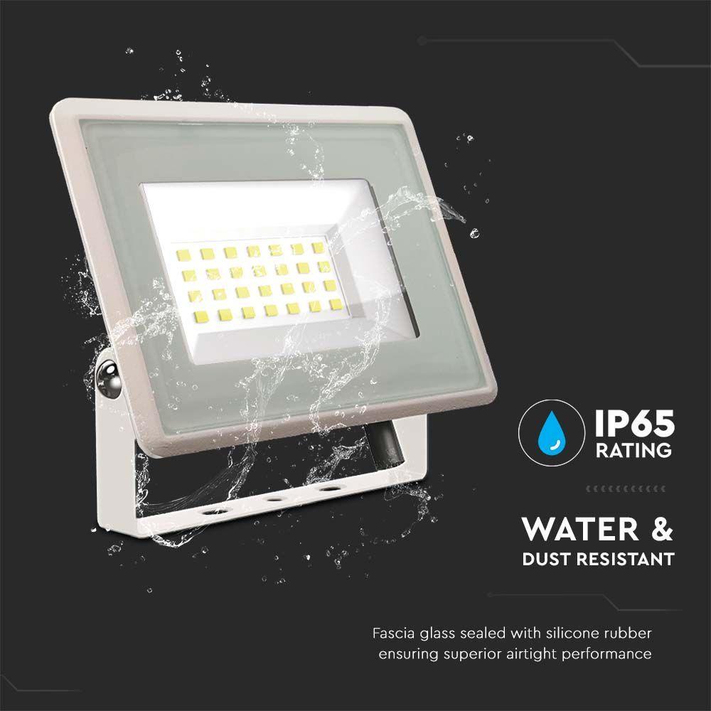 VT-4924 20W SMD FLOODLIGHT F-CLASS 4000K WHITE BODY