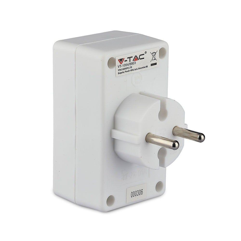 VT-1054 4 OUTLET ADAPTER 2.5A -WHITE