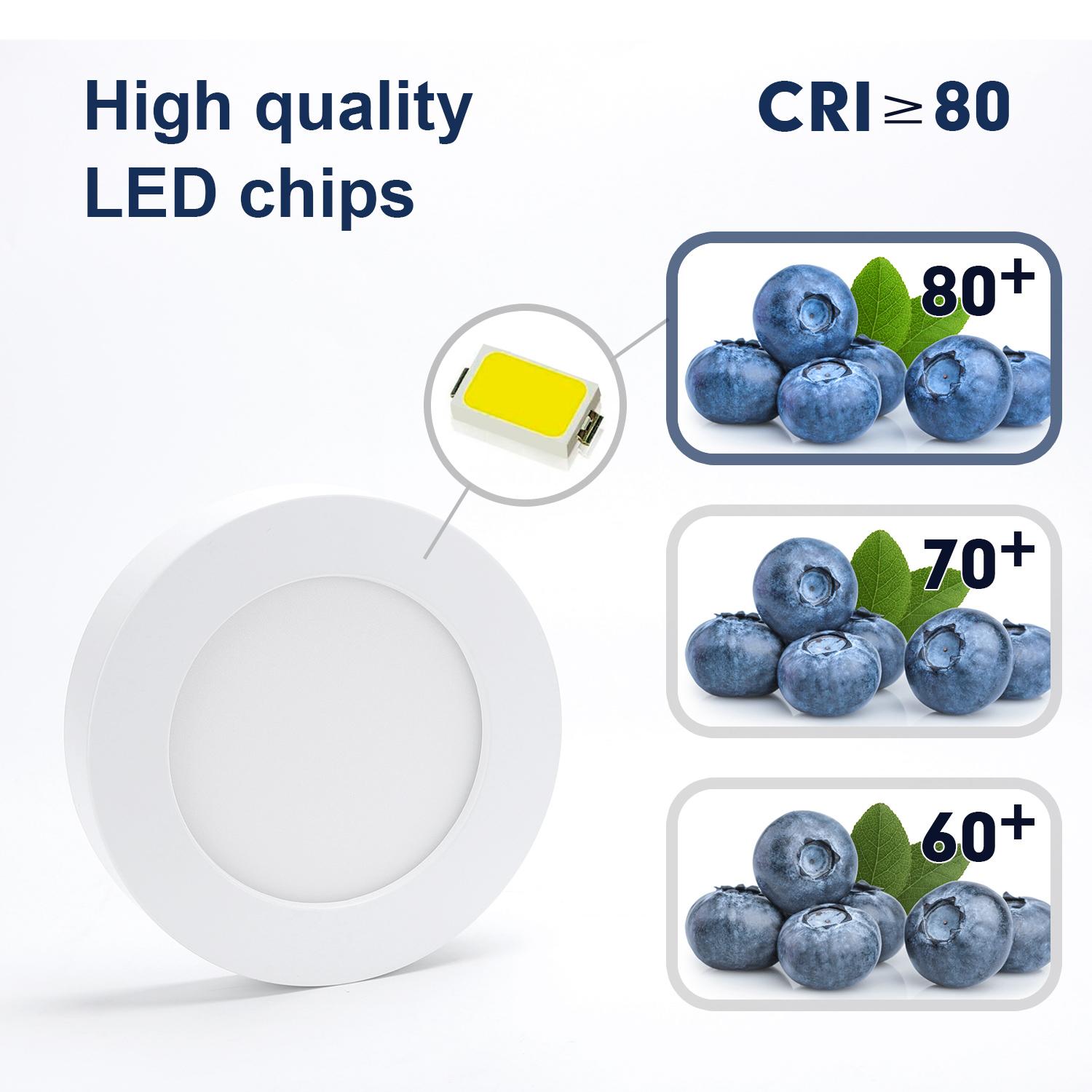 Downlight okrągły LED 12W Regulowana wielkość i temperatura koloru