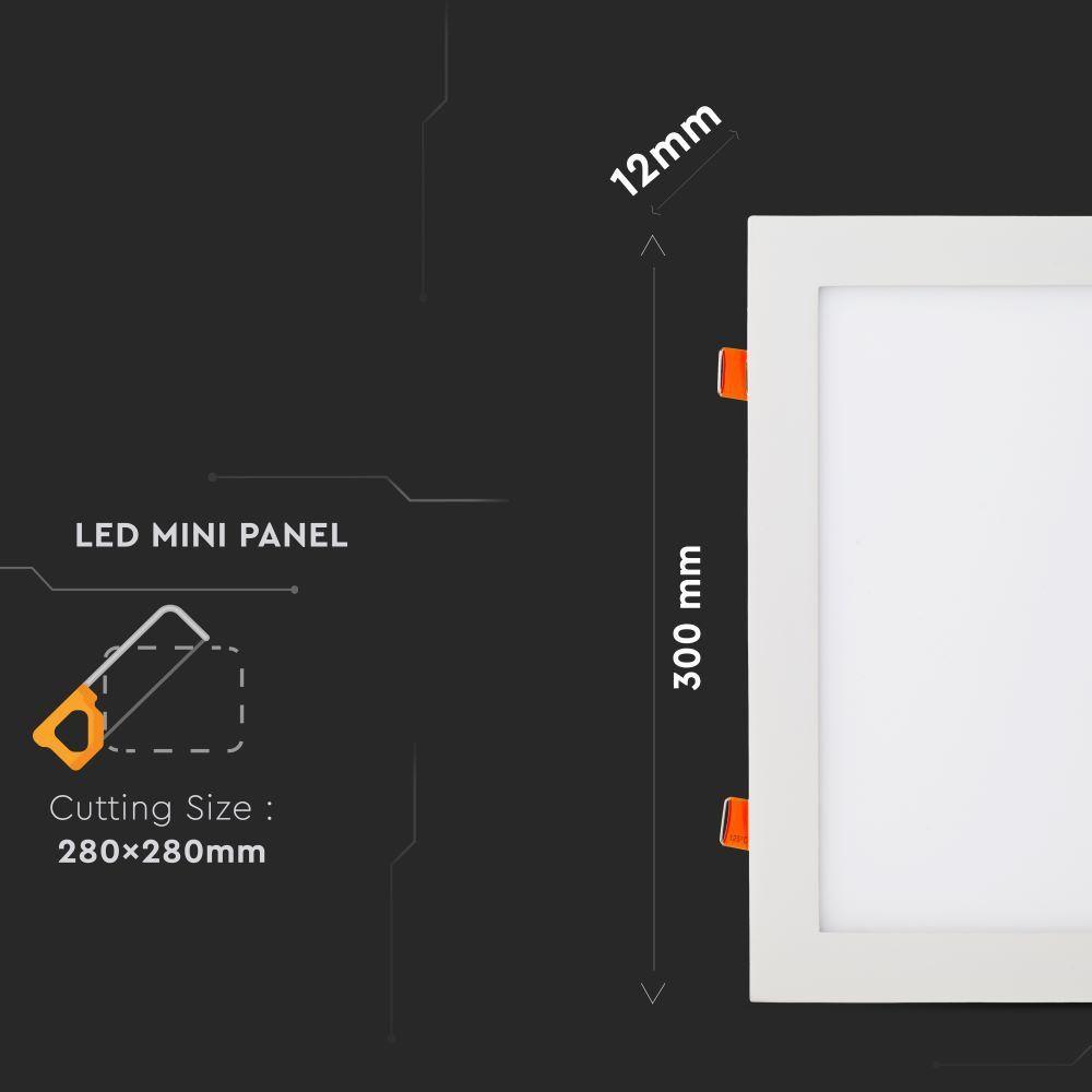 VT-3107 36W LED PANEL LIGHT 6400K SQUARE