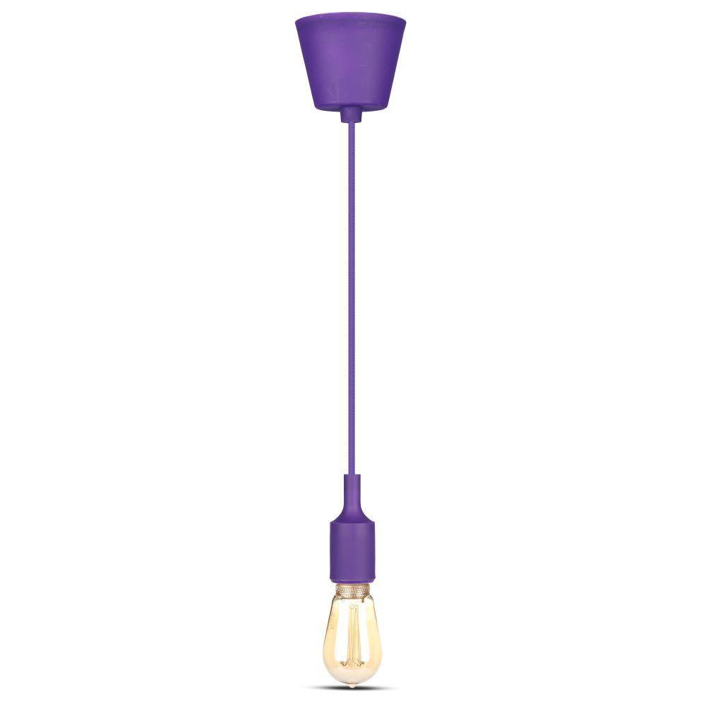 Lampa Wisząca, Trzonek:E27/ Purpurowy, VTAC, SKU 3483