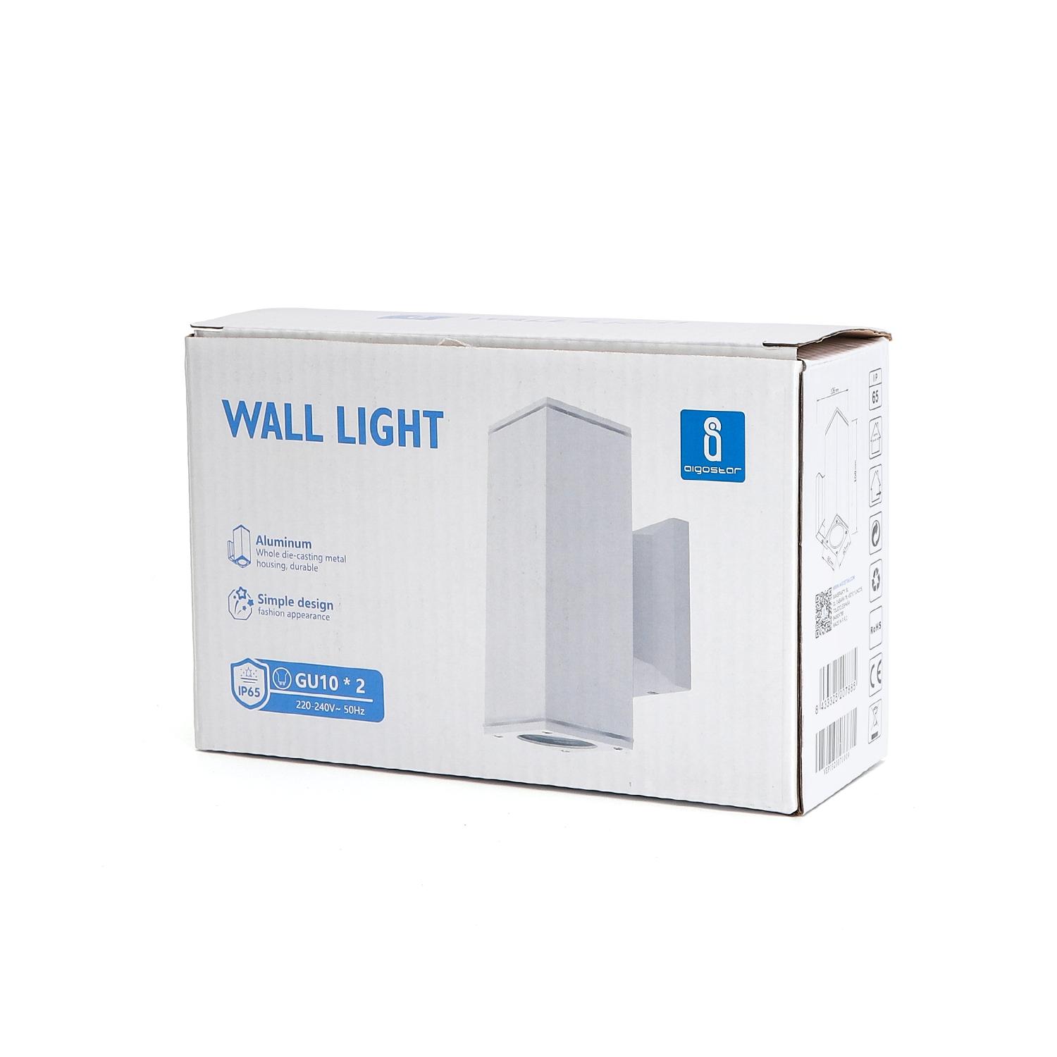 Two-way Wall Light White (Without Light Source) GU10