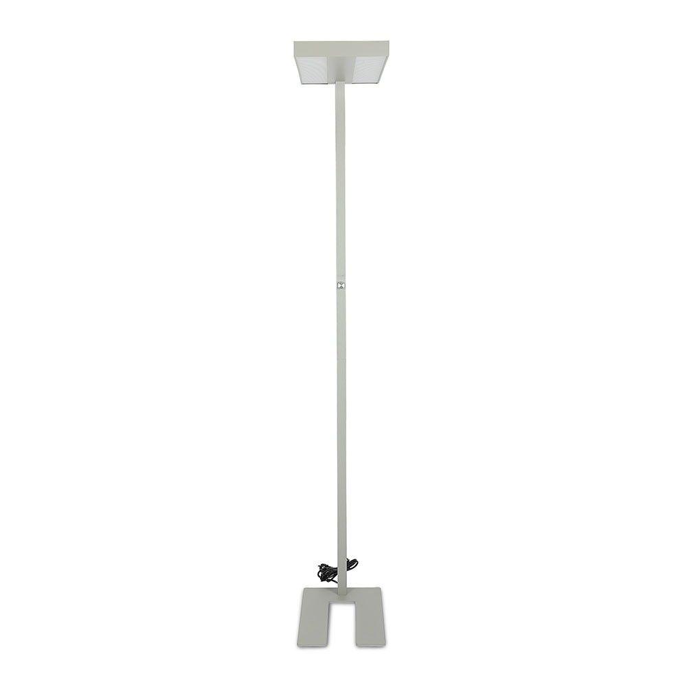 VT-8600 80W LED FLOOR LAMP(KNOB DIMMING) 4000K,SILVER - 5 YRS WTY