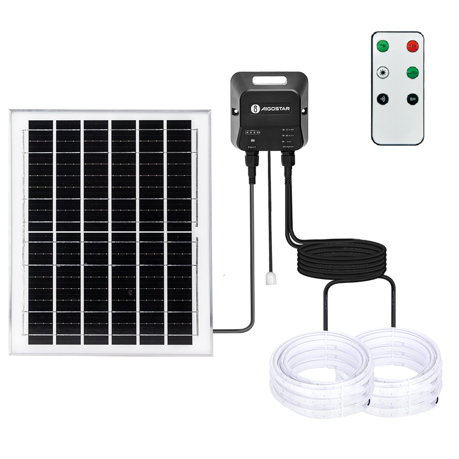 SOLAR LIGHT/SPLIT/with Batterie/STRIP LIGHT/5M+3M LINE/50W/2700K/15M*2 STRIP LIGHT