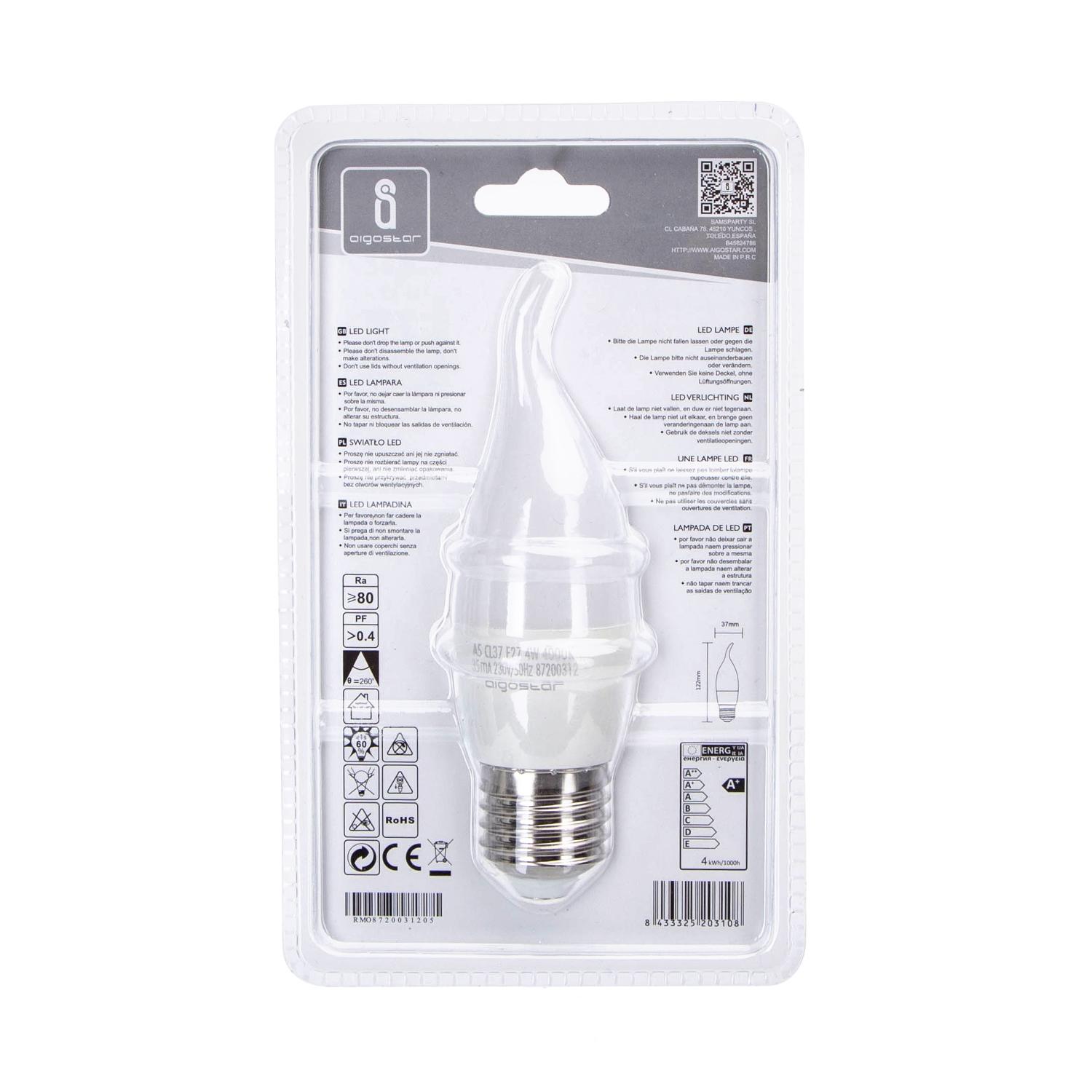 LED E27 4W CL37