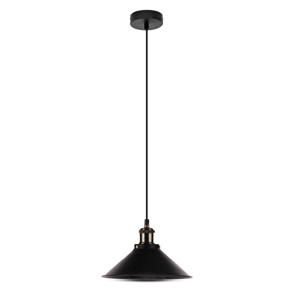 Lampa wisząca, Retro, Czarna, VTAC, SKU 3753