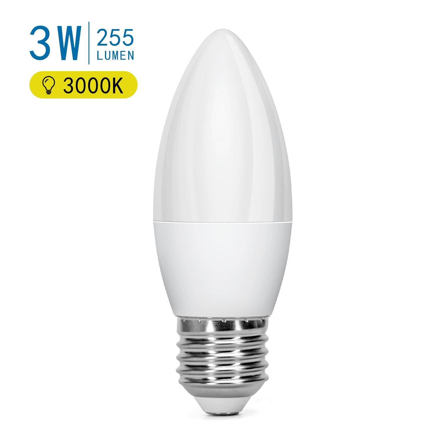 LED C37 E27 3W