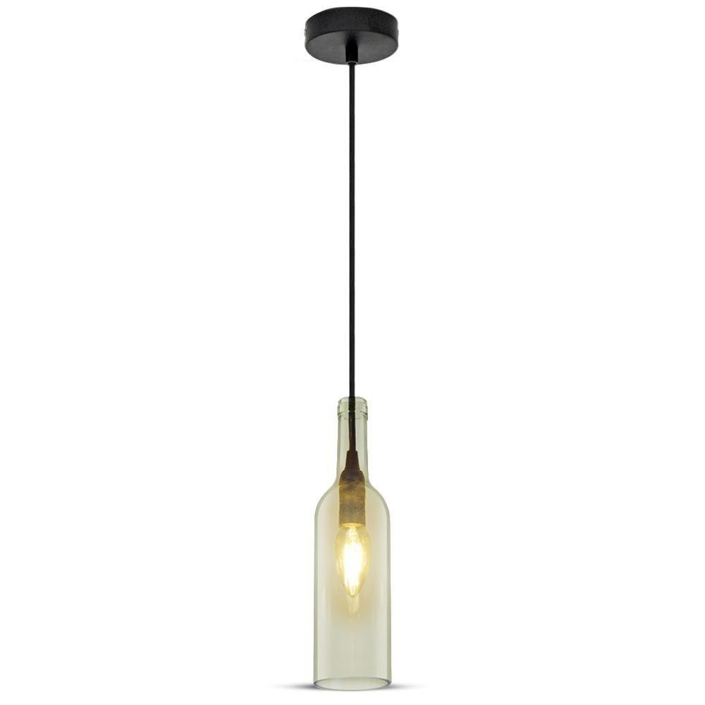 VT-7558 BOTTLE PENDANT LIGHT-E14 HOLDER-TRANSPARENT