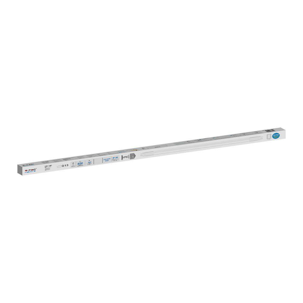 VT-6072 9W T8 LED PLASTIC TUBE NON ROTATABLE 60CM 3000K G13