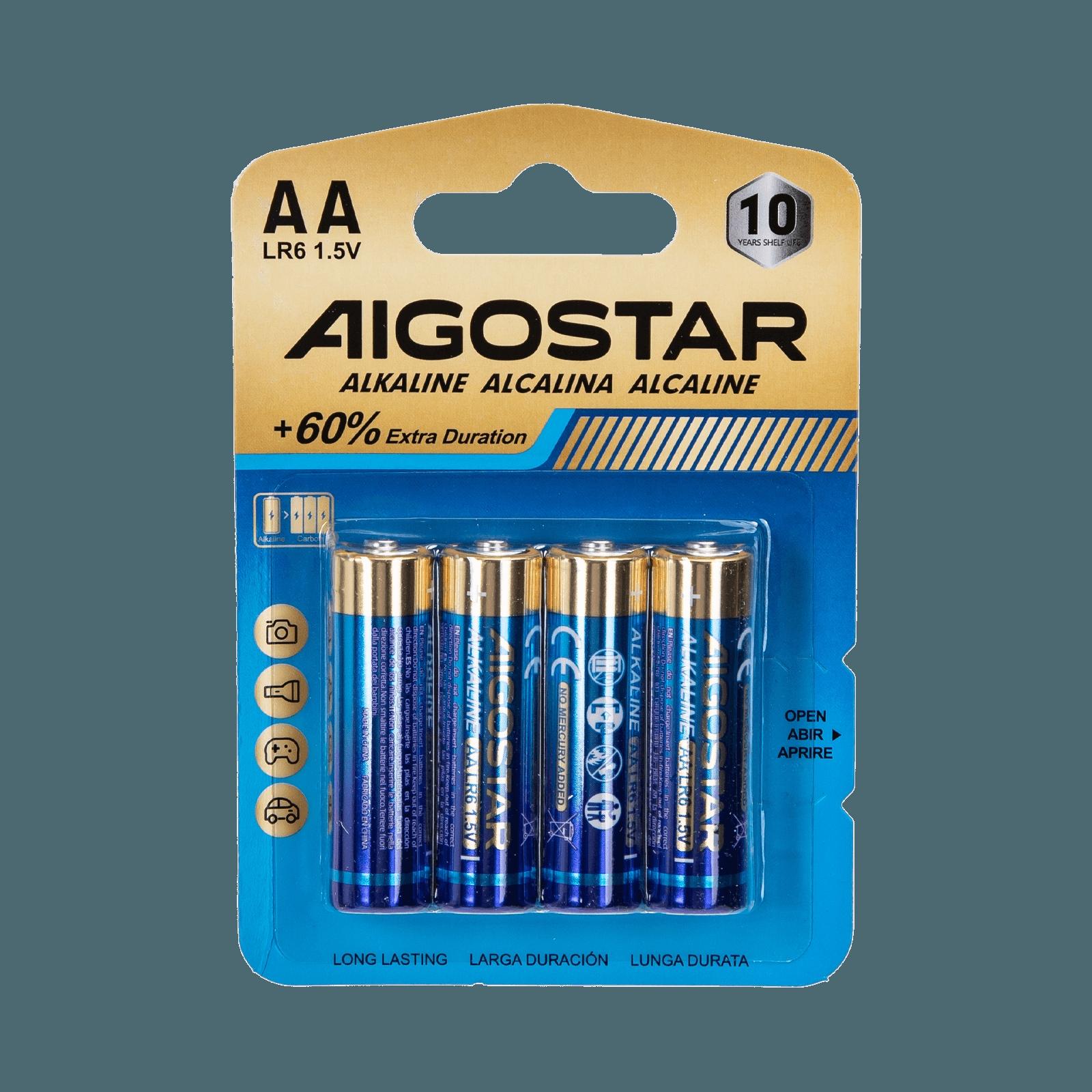 Alkaline battery LR6 AA-4B 1.5V 4PCS