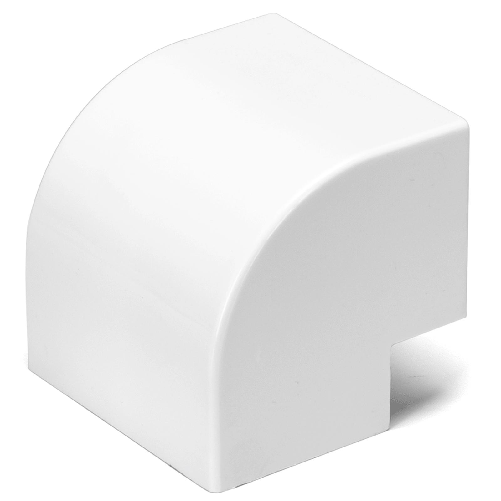 PVC Square Trunking External Bend White 60*40mm 4pcs