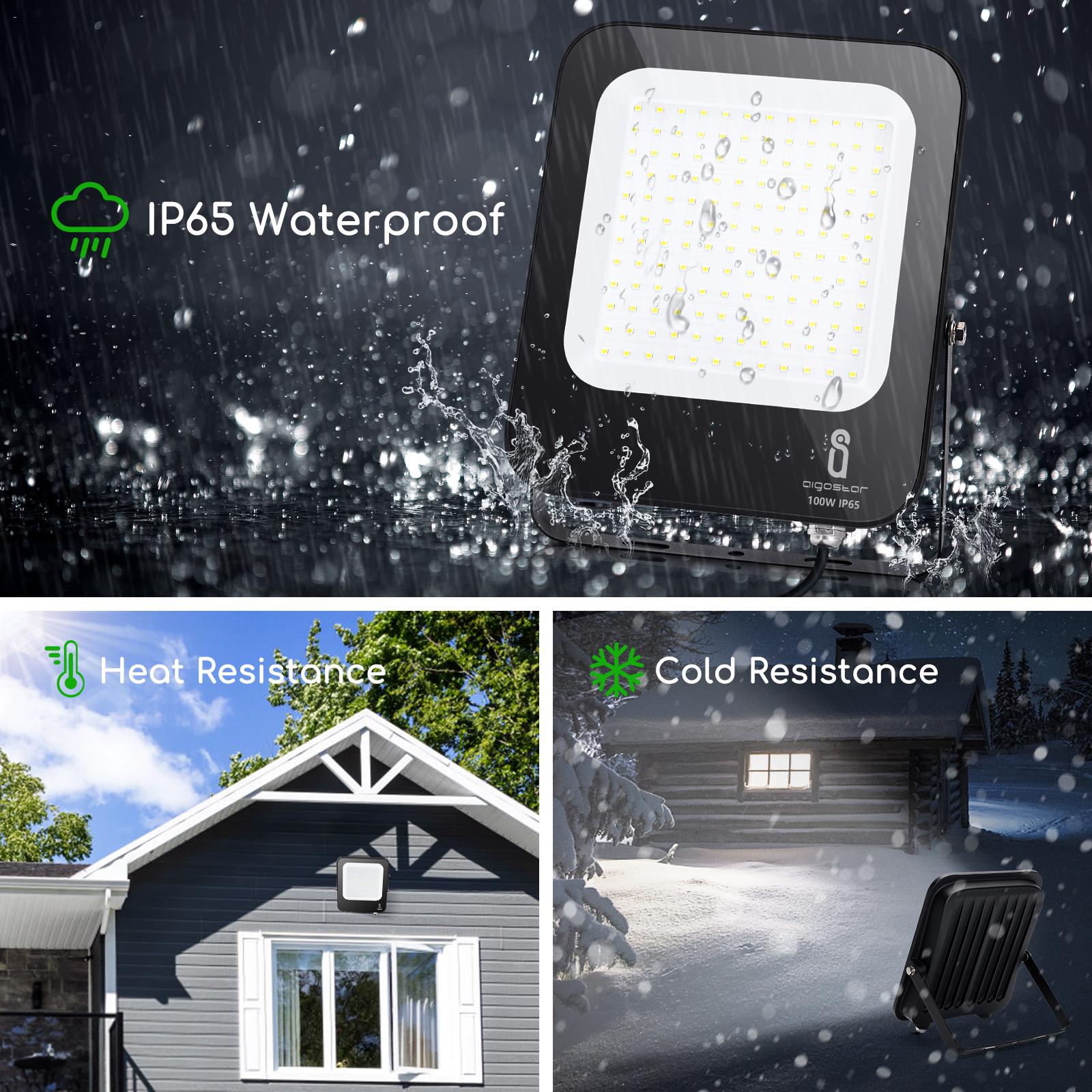 LED Floodlight Black 100W