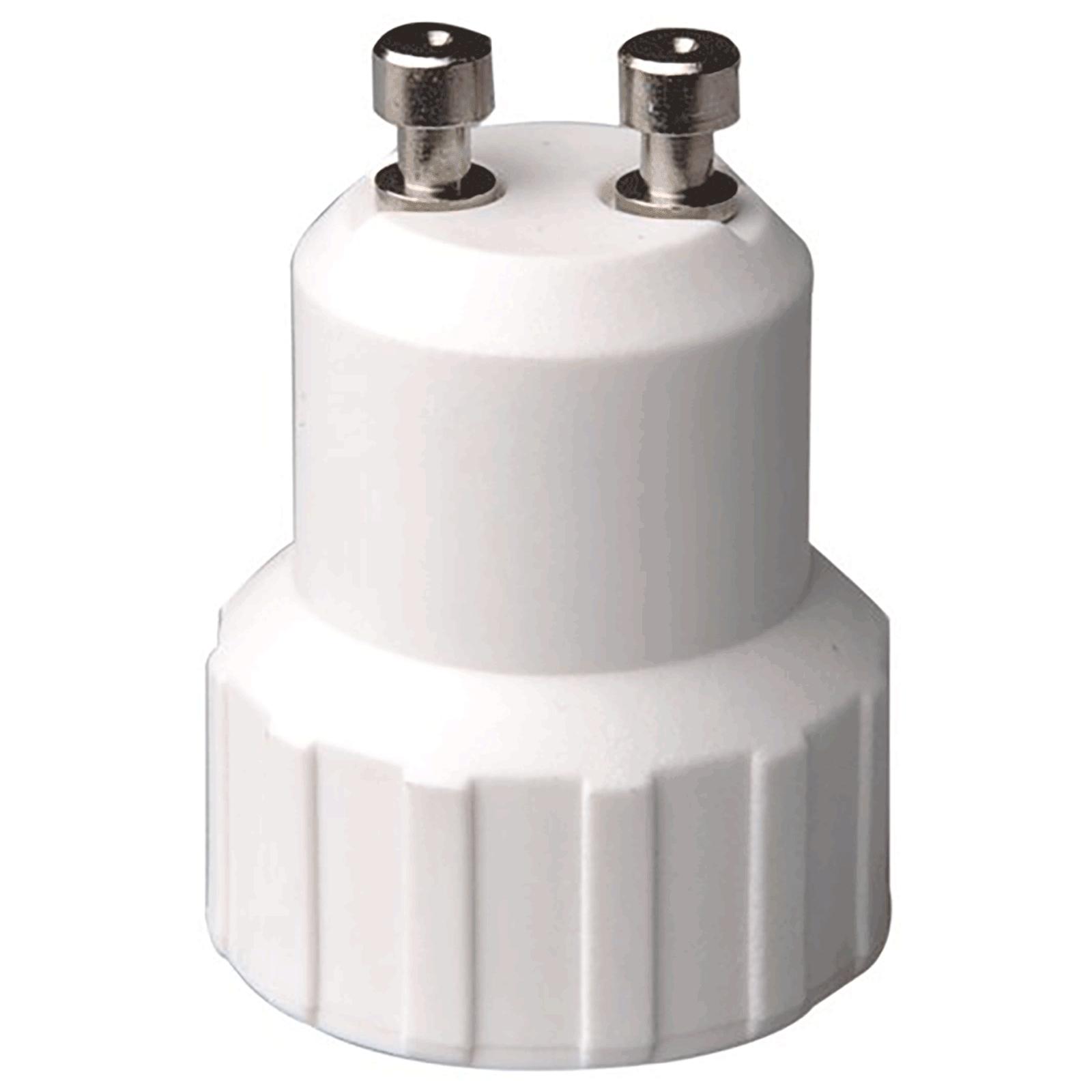 Adaptor GU10 to E14 White