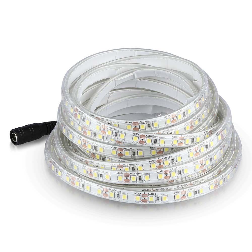 VT-3528 120 8W/M LED STRIP COLORCODE:4000K IP65 (5M/ROLL)(PRICE PER M)